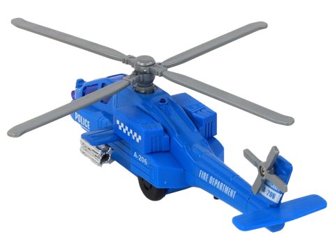 Helikopter Śmigłowiec Aluminiowy Ratunkowy Z Napędem Mix Dźwięk Światła LEAN Toys Helikopter Śmigłowiec Aluminiowy Ratunkowy Z Napędem Mix Dźwięk Światła LEAN Toys