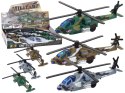 Helikopter Wojskowy Śmigłowiec Militarny Aluminiowy Mix Dźwięk Światła LEAN Toys Helikopter Wojskowy Śmigłowiec Militarny Aluminiowy Mix Dźwięk Światła LEAN Toys