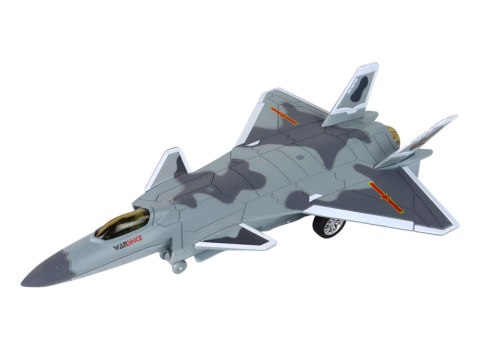 Model Samolotu Z Napędem Frykcyjnym Czarny Szary LEAN Toys Model Samolotu Z Napędem Frykcyjnym Czarny Szary LEAN Toys