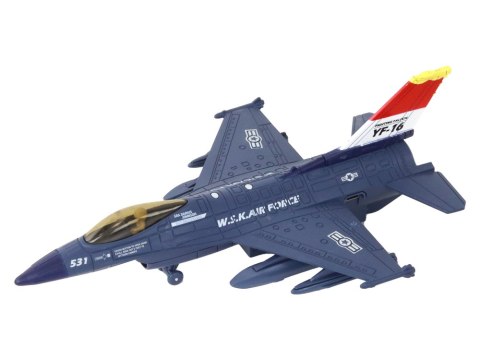 Samolot Wojskowy Myśliwiec Dźwięk Światła Moro LEAN Toys Samolot Wojskowy Myśliwiec Dźwięk Światła Moro LEAN Toys