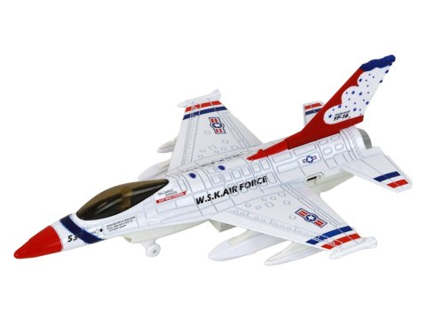 Samolot Wojskowy Myśliwiec Dźwięk Światła Moro LEAN Toys Samolot Wojskowy Myśliwiec Dźwięk Światła Moro LEAN Toys