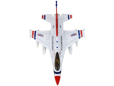 Samolot Wojskowy Myśliwiec Dźwięk Światła Moro LEAN Toys Samolot Wojskowy Myśliwiec Dźwięk Światła Moro LEAN Toys