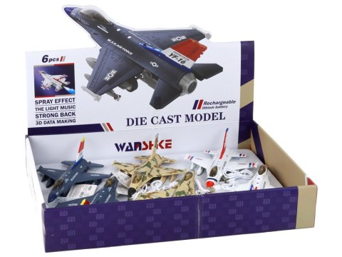 Samolot Wojskowy Myśliwiec Dźwięk Światła Moro LEAN Toys Samolot Wojskowy Myśliwiec Dźwięk Światła Moro LEAN Toys