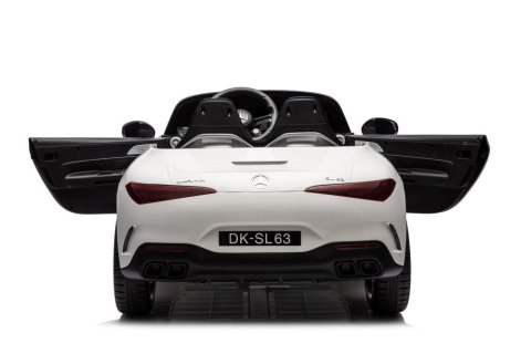 Auto Na Akumulator Mercedes AMG SL63 Biały LEAN CARS Auto Na Akumulator Mercedes AMG SL63 Biały LEAN CARS