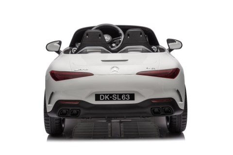 Auto Na Akumulator Mercedes AMG SL63 Biały LEAN CARS Auto Na Akumulator Mercedes AMG SL63 Biały LEAN CARS