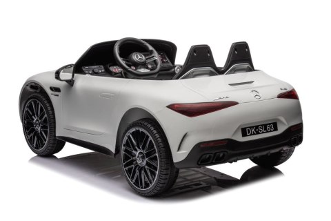 Auto Na Akumulator Mercedes AMG SL63 Biały LEAN CARS Auto Na Akumulator Mercedes AMG SL63 Biały LEAN CARS