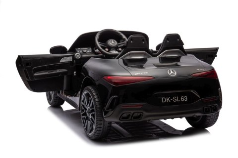 Auto Na Akumulator Mercedes AMG SL63 Czarny LEAN CARS Auto Na Akumulator Mercedes AMG SL63 Czarny LEAN CARS