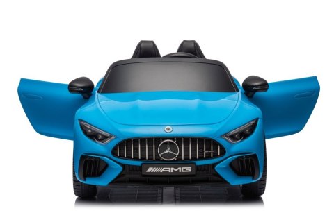 Auto Na Akumulator Mercedes AMG SL63 Niebieskie Lakierowane LEAN CARS Auto Na Akumulator Mercedes AMG SL63 Niebieskie Lakierowane LEAN CARS