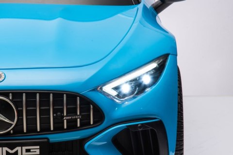 Auto Na Akumulator Mercedes AMG SL63 Niebieskie Lakierowane LEAN CARS Auto Na Akumulator Mercedes AMG SL63 Niebieskie Lakierowane LEAN CARS
