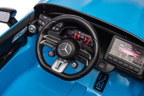 Auto Na Akumulator Mercedes AMG SL63 Niebieskie Lakierowane LEAN CARS Auto Na Akumulator Mercedes AMG SL63 Niebieskie Lakierowane LEAN CARS