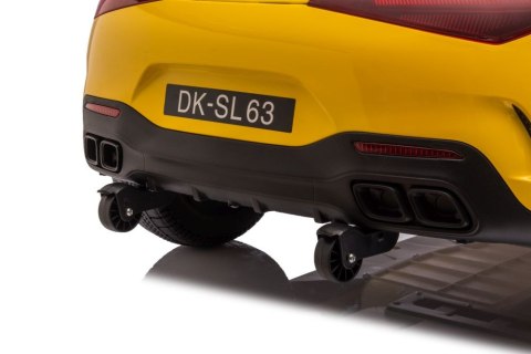 Auto Na Akumulator Mercedes AMG SL63 Żółty Lakierowany LEAN CARS Auto Na Akumulator Mercedes AMG SL63 Żółty Lakierowany LEAN CARS
