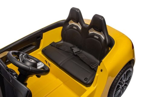 Auto Na Akumulator Mercedes AMG SL63 Żółty Lakierowany LEAN CARS Auto Na Akumulator Mercedes AMG SL63 Żółty Lakierowany LEAN CARS