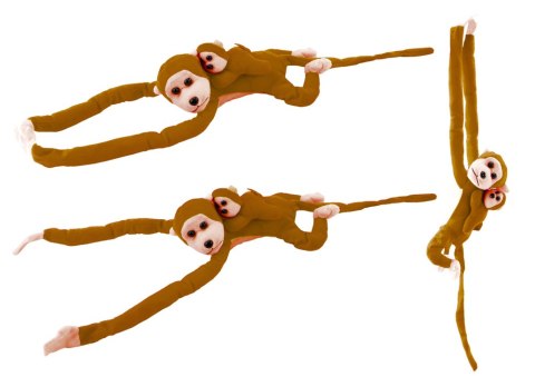 Maskotka Pluszowa Małpka z Dzieckiem Ciemno Brązowa 90 cm LEAN Toys Maskotka Pluszowa Małpka z Dzieckiem Ciemno Brązowa 90 cm LEAN Toys