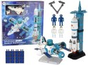 Misja Kosmiczna Zestaw Kosmiczny Rakieta Kosmonauta Kosmos Wyrzutnia 29 ele LEAN Toys