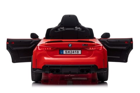 Auto Na Akumulator Bmw M4 Czerwone LEAN CARS Auto Na Akumulator Bmw M4 Czerwone LEAN CARS