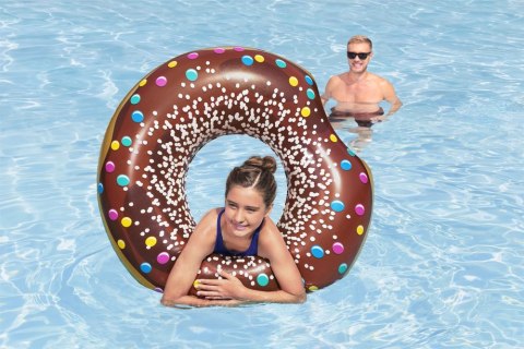 Koło Do Pływania Donut Pączek Brązowy 107 cm Bestway 36118 Bestway