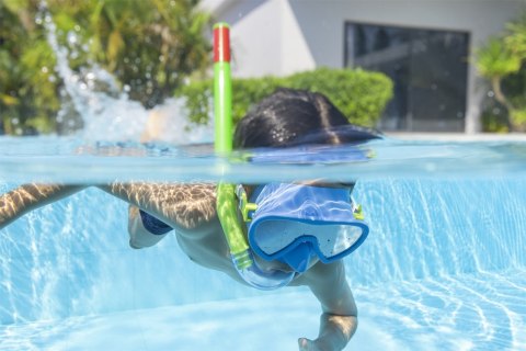 Maska z Rurką do Nurkowania Zielono- Niebieska Bestway 24036 Bestway Maska z Rurką do Nurkowania Zielono- Niebieska Bestway 24036 Bestway