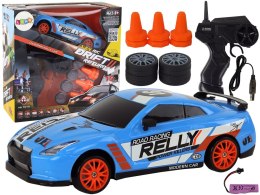 Autko Sportowe Zdalnie Sterowane R/C 1:24 Niebieski Wymienne Koła Marka niezdefiniowana