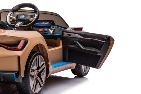 Auto Na Akumulator BMW I4 Złote 4x4 LEAN CARS Auto Na Akumulator BMW I4 Złote 4x4 LEAN CARS
