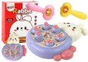 Gra Królik Do Zbijania Marchewki Zręcznościowa Whac-A-Mole Fioletowa LEAN Toys Gra Królik Do Zbijania Marchewki Zręcznościowa Whac-A-Mole Fioletowa LEAN Toys