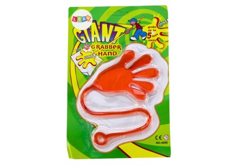 Lepka Rączka Łapka Elastyczna Glut Slime Pomarańczowa LEAN TOYS Lepka Rączka Łapka Elastyczna Glut Slime Pomarańczowa LEAN TOYS