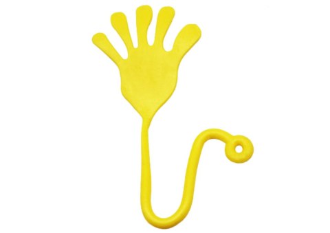 Lepka Rączka Łapka Elastyczna Glut Slime Żółta LEAN TOYS Lepka Rączka Łapka Elastyczna Glut Slime Żółta LEAN TOYS