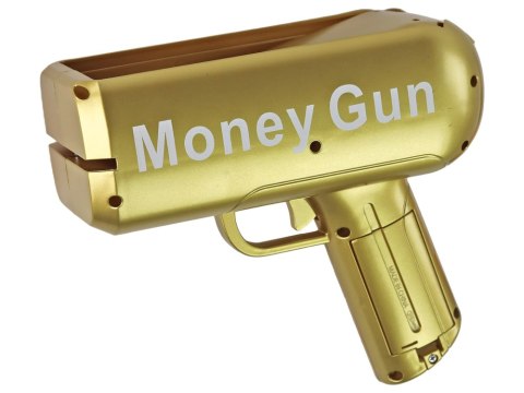 Pistolet Na Pieniądze Strzelający Złoty Wyrzutnia Money Gun Banknoty LEAN Toys Pistolet Na Pieniądze Strzelający Złoty Wyrzutnia Money Gun Banknoty LEAN Toys