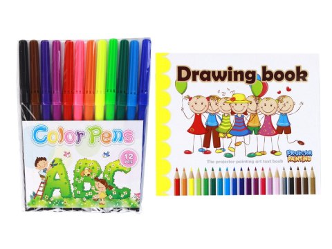 Projektor Jednorożec Do Malowania Stoliczek Tablica Różowy LEAN Toys