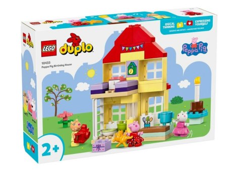 Klocki LEGO DUPLO Urodzinowy Domek Peppy 59 elementów 10433 LEGO Klocki LEGO DUPLO Urodzinowy Domek Peppy 59 elementów 10433 LEGO