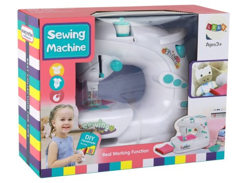 Maszyna Do Szycia Dla Dzieci Jak Prawdziwa Biała Na Baterie LEAN Toys Maszyna Do Szycia Dla Dzieci Jak Prawdziwa Biała Na Baterie LEAN Toys