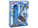 Samolot Zdalnie Sterowany R/C Światła Niebieski DIY LEAN Toys