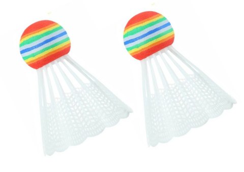 Zestaw 2 Rakietek Do Badmintona Paletki 2 Lotki Badminton Pomarańczowy LEAN Toys Zestaw 2 Rakietek Do Badmintona Paletki 2 Lotki Badminton Pomarańczowy LEAN Toys