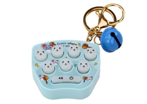 Gra Elektroniczna Kieszonkowa Brelok Pop It Zręcznościowa Niebieska LEAN TOYS Gra Elektroniczna Kieszonkowa Brelok Pop It Zręcznościowa Niebieska LEAN TOYS
