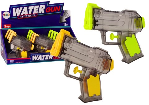 Mały Pistolet Na Wodę Przeźroczysty Żółty Pomarańczowy LEAN TOYS Mały Pistolet Na Wodę Przeźroczysty Żółty Pomarańczowy LEAN TOYS