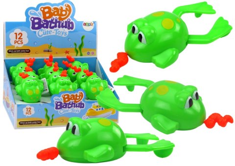 Zabawka Do Kąpieli Nakręcana Pływająca Żaba Zielona LEAN TOYS Zabawka Do Kąpieli Nakręcana Pływająca Żaba Zielona LEAN TOYS