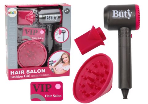 Zabawkowa Suszarka Do Włosów Dyfuzor Nadmuch Stylizacja Włosów Dla Dzieci LEAN Toys Zabawkowa Suszarka Do Włosów Dyfuzor Nadmuch Stylizacja Włosów Dla Dzieci LEAN Toys