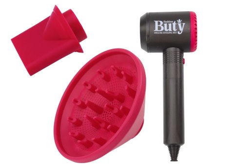 Zabawkowa Suszarka Do Włosów Dyfuzor Nadmuch Stylizacja Włosów Dla Dzieci LEAN Toys Zabawkowa Suszarka Do Włosów Dyfuzor Nadmuch Stylizacja Włosów Dla Dzieci LEAN Toys