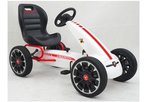 Gokart ABARTH Biały LEAN Sport Gokart ABARTH Biały LEAN Sport