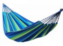 Hamak bez listwy duży 260x160cm niebiesko-zielony LEAN