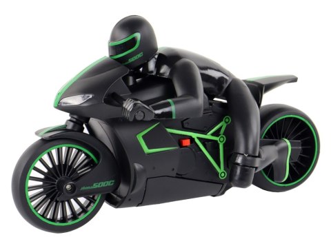 Motor Ścigacz RC 20 km/h Sterowany Na Pilot Zielony LEAN Toys Motor Ścigacz RC 20 km/h Sterowany Na Pilot Zielony LEAN Toys