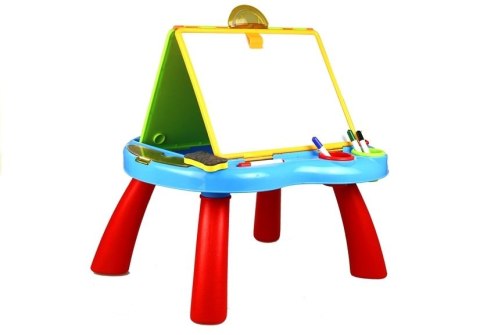 Tablica Dwustronna Na Kredę 2w1 Stojąca Akcesoria LEAN Toys
