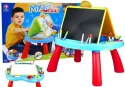 Tablica Dwustronna Na Kredę 2w1 Stojąca Akcesoria LEAN Toys