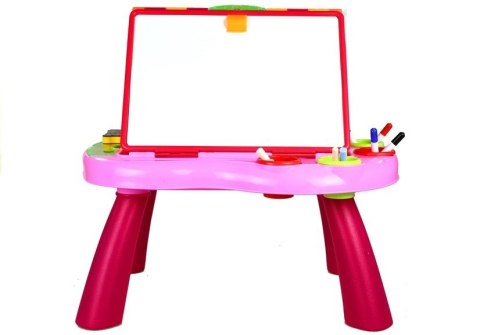 Tablica Dwustronna Na Kredę Pisaki + Akcesoria LEAN Toys