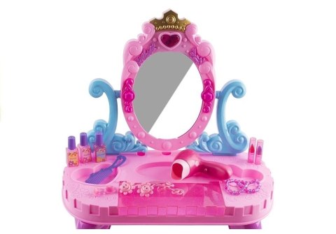 Toaletka dla Księżniczki z Lustrem Dźwięki Światła LEAN Toys