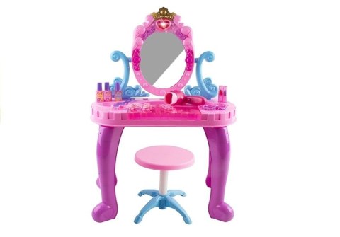 Toaletka dla Księżniczki z Lustrem Dźwięki Światła LEAN Toys