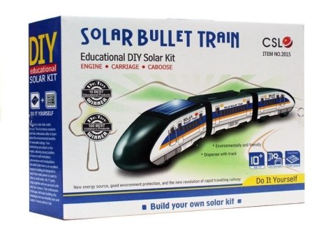 Zabawka Edukacyjna Pociąg Solarny Bullet Train LEAN Toys Zabawka Edukacyjna Pociąg Solarny Bullet Train LEAN Toys