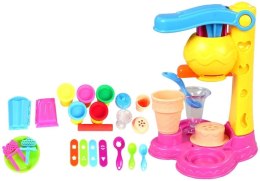 Zestaw Ciastolina Lodziarnia Lody Wyciskarka LEAN Toys