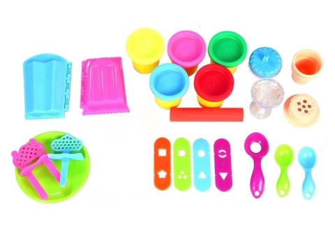 Zestaw Ciastolina Lodziarnia Lody Wyciskarka LEAN Toys Zestaw Ciastolina Lodziarnia Lody Wyciskarka LEAN Toys