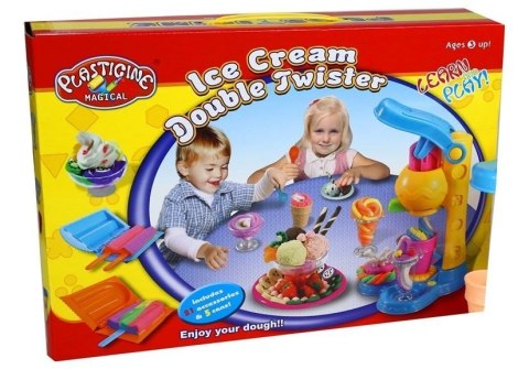 Zestaw Ciastolina Lodziarnia Lody Wyciskarka LEAN Toys Zestaw Ciastolina Lodziarnia Lody Wyciskarka LEAN Toys