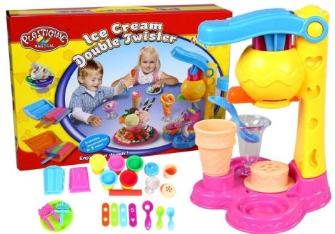 Zestaw Ciastolina Lodziarnia Lody Wyciskarka LEAN Toys Zestaw Ciastolina Lodziarnia Lody Wyciskarka LEAN Toys